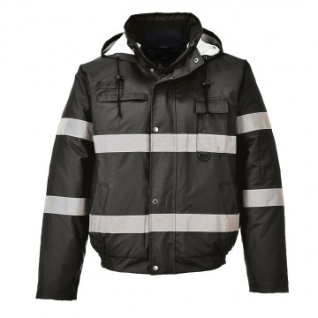 BOMBER BLU CON BANDE art. S434